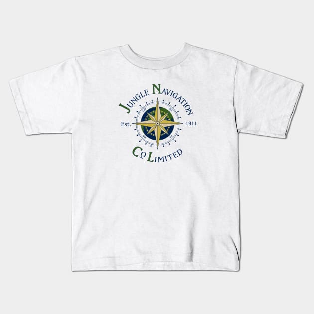 Jungle Navigation Co. Limited Kids T-Shirt by skipperjeff